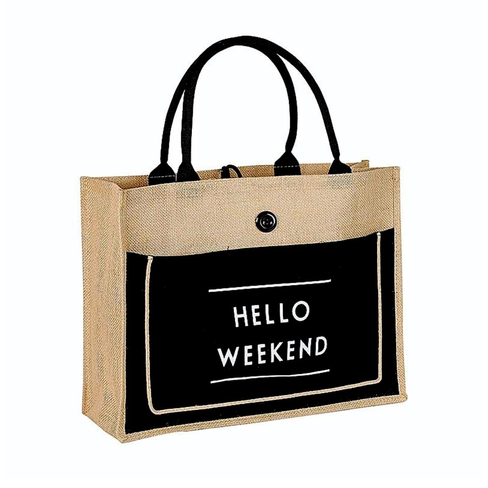 Hello Weekend Tote Bag
Brand New